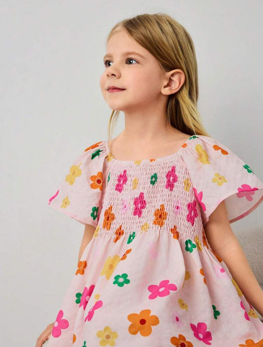 Vestido flores multicolor