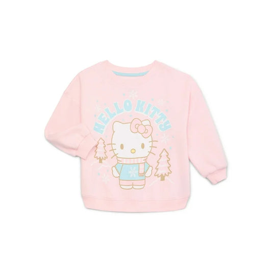 SUETER HELLO KITTY ROSADO NAVIDAD