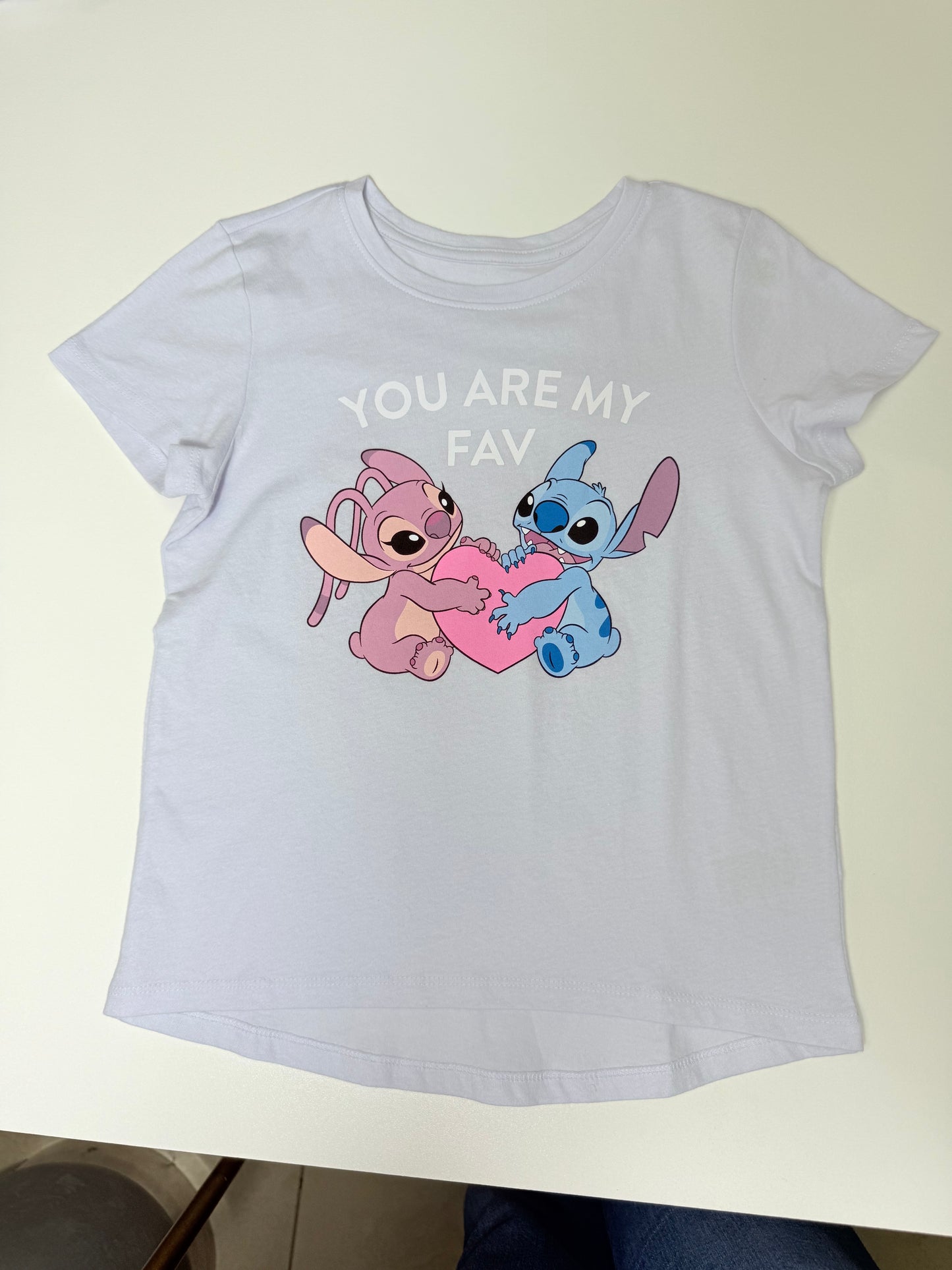 Camiseta Stitch y Angel