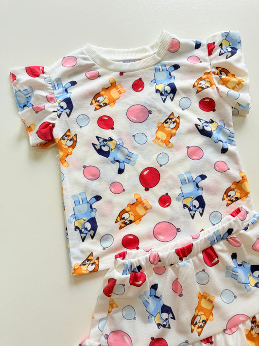 Conjunto bluey falda y camisa