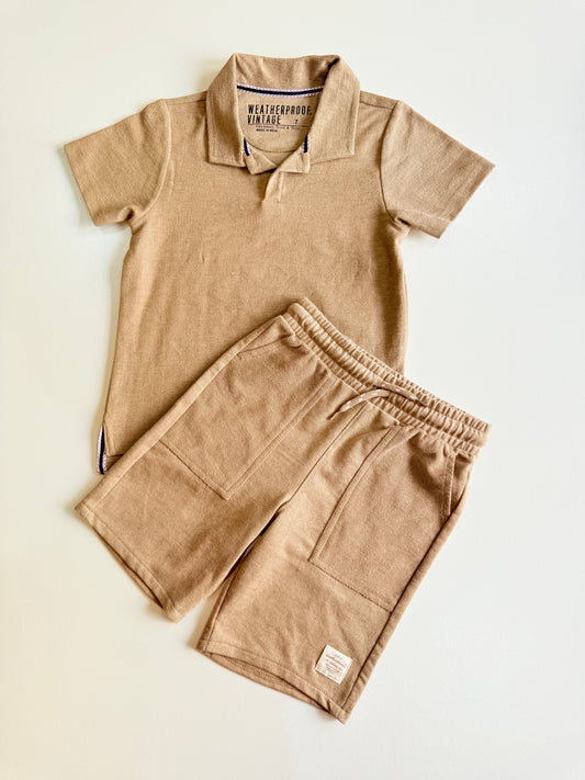 Conjunto 2 piezas Beige niño