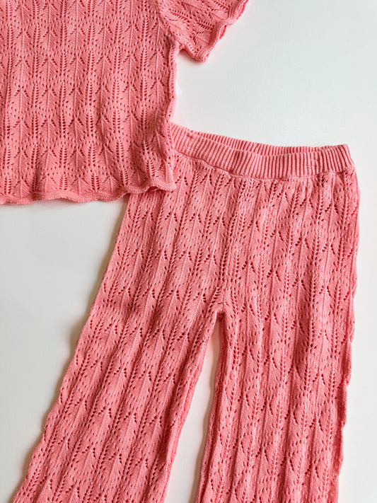 Set Salmon Jessica SIMPSON CROCHET