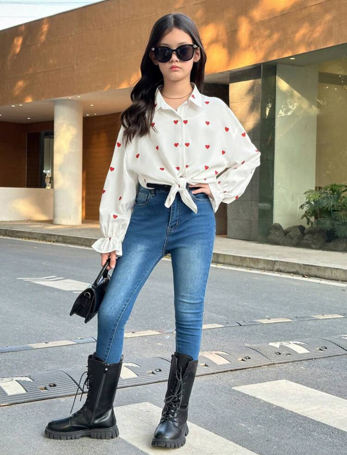 Blusa corazones