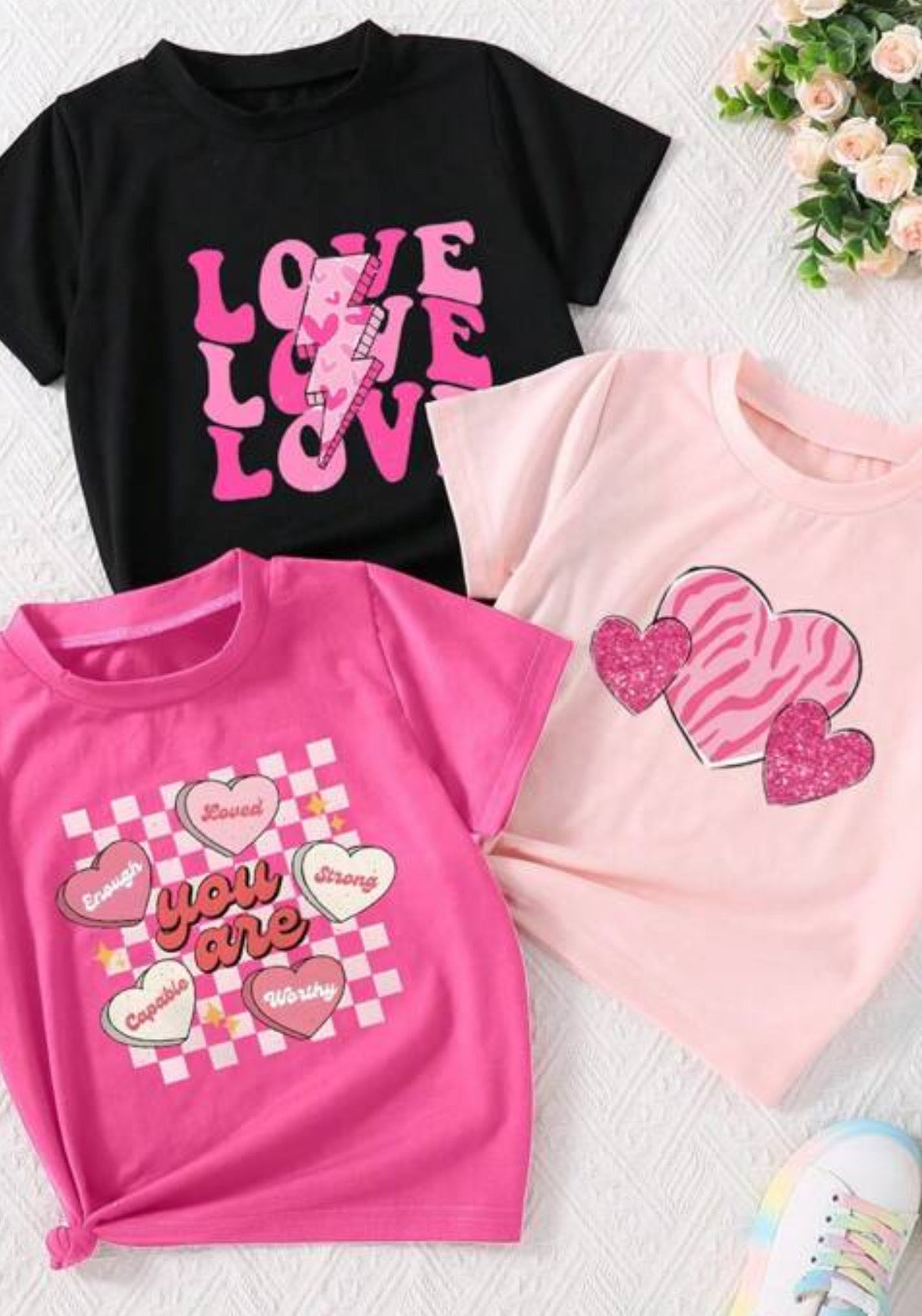 Camisetas corazones San valentin