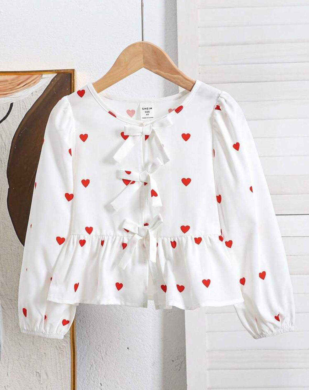 Blusa corazones chonguitos