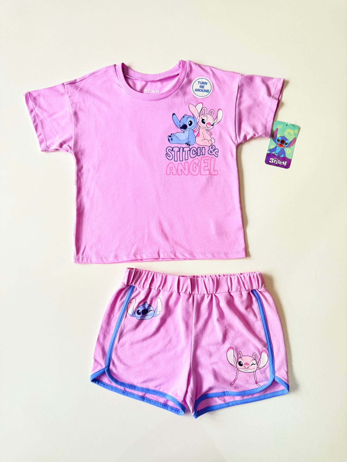 Conjunto Stitch y Angel