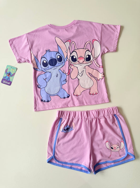 Conjunto Stitch y Angel