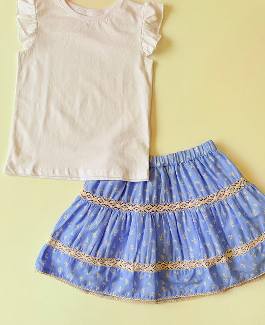 Conjunto falda y camisa