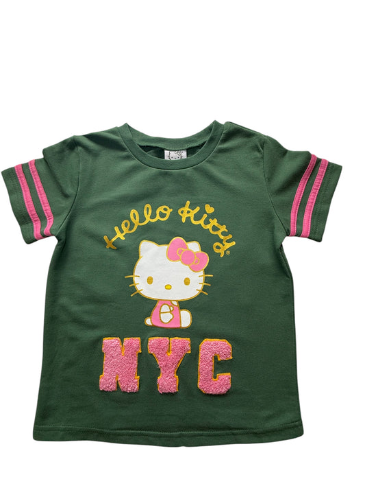 CAMISETA VERDE HELLO KITTY
