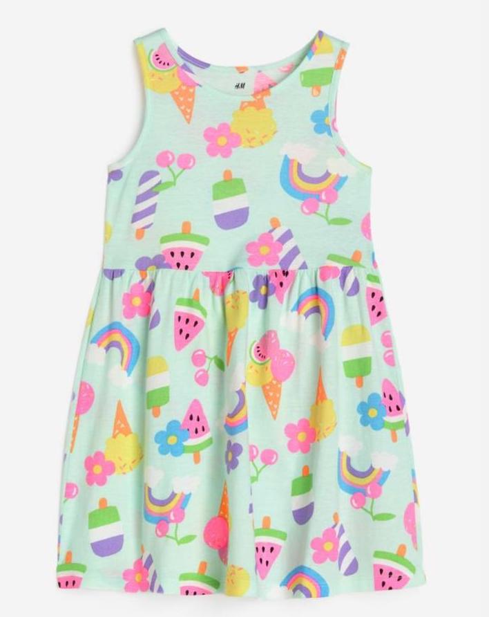 Vestido paletas sandia arcoiris