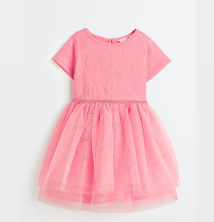 Vestido salmon con tutu