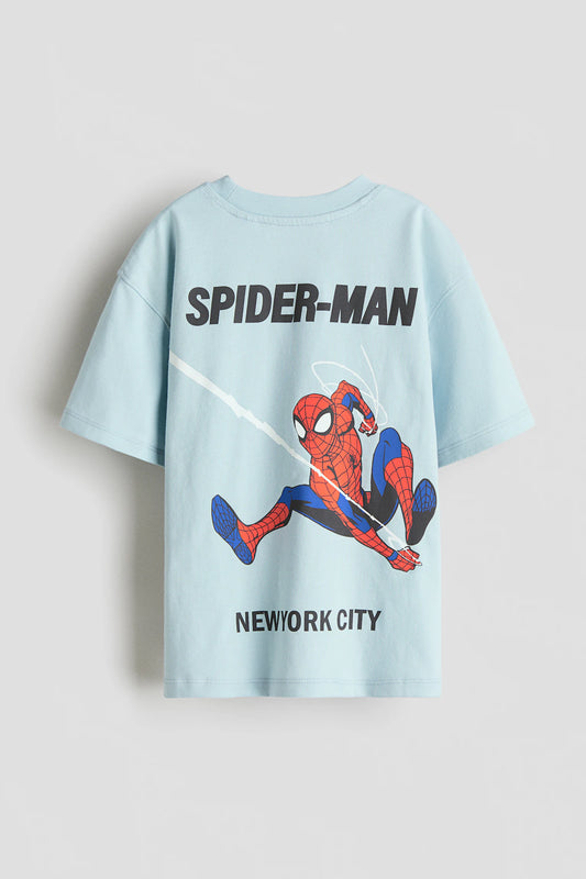 Camiseta celeste Spiderman