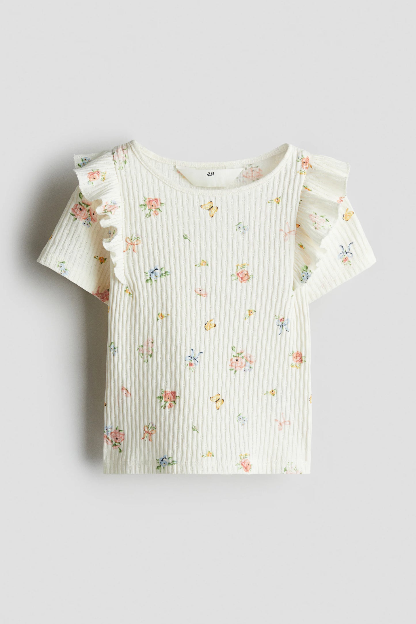 Camisa canale beige Florecitas