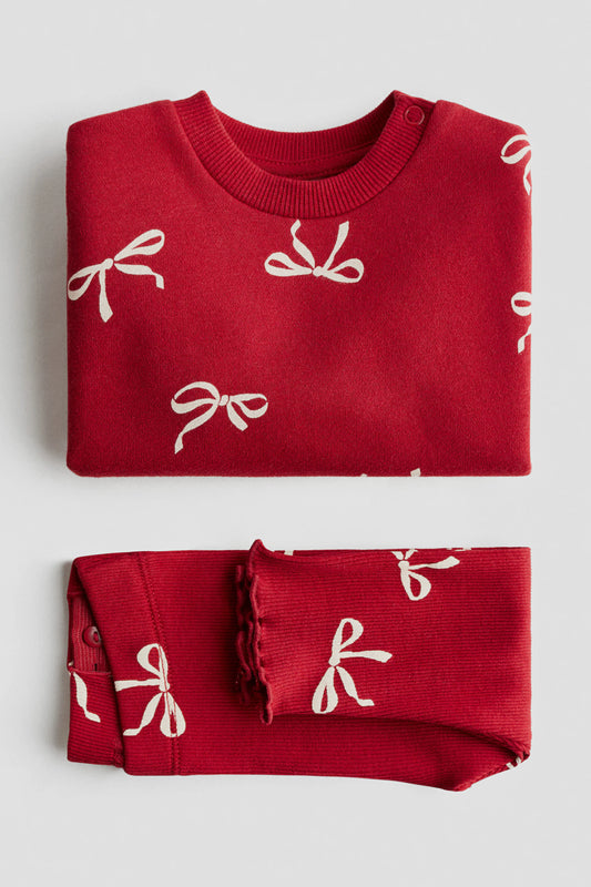 Conjunto sudadera y legging ROJO CHONGOS