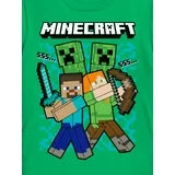 CAMISETA VERDE MINECRAFT
