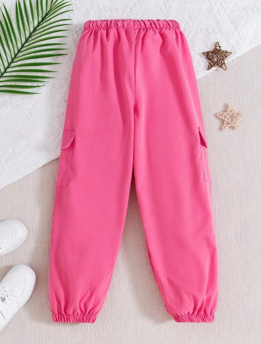 Jogger cargo Rosado