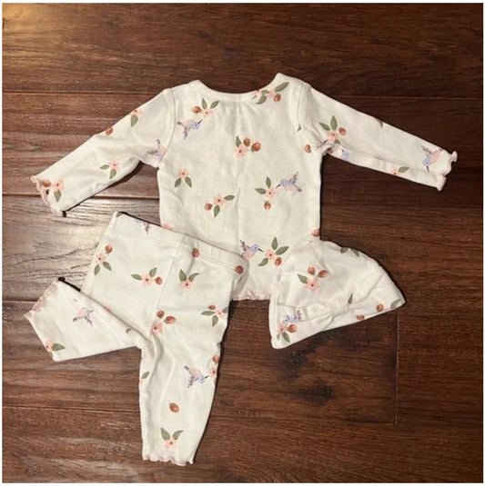 SET BEBE BLANCO COLIBRÍ