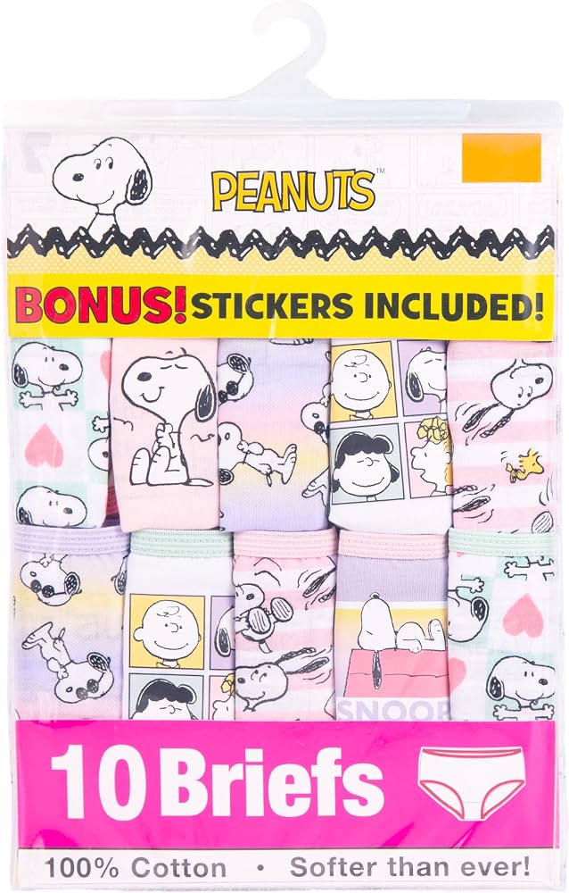 PAQUETE DE 10 PANTIES SNOOPY