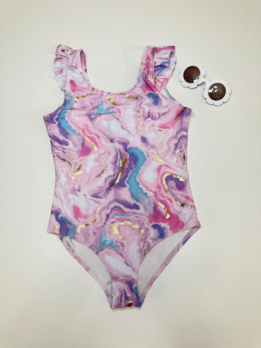 Traje de Baño marble dorado