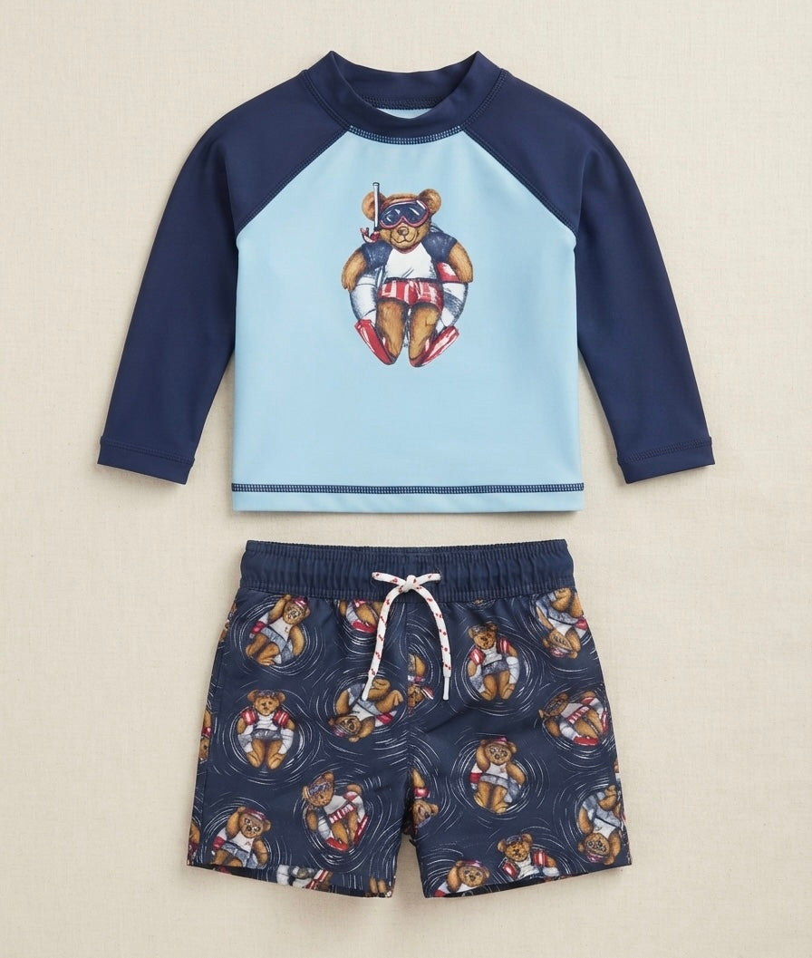 TRAJE DE BAÑO BEBÉ OSITO