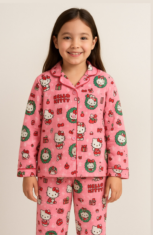 PIJAMA NAVIDEÑA HELLO KITTY