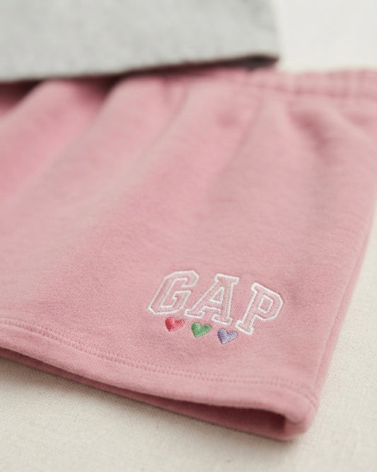 CONJUNTO FALDA SHORT ROSA GAP