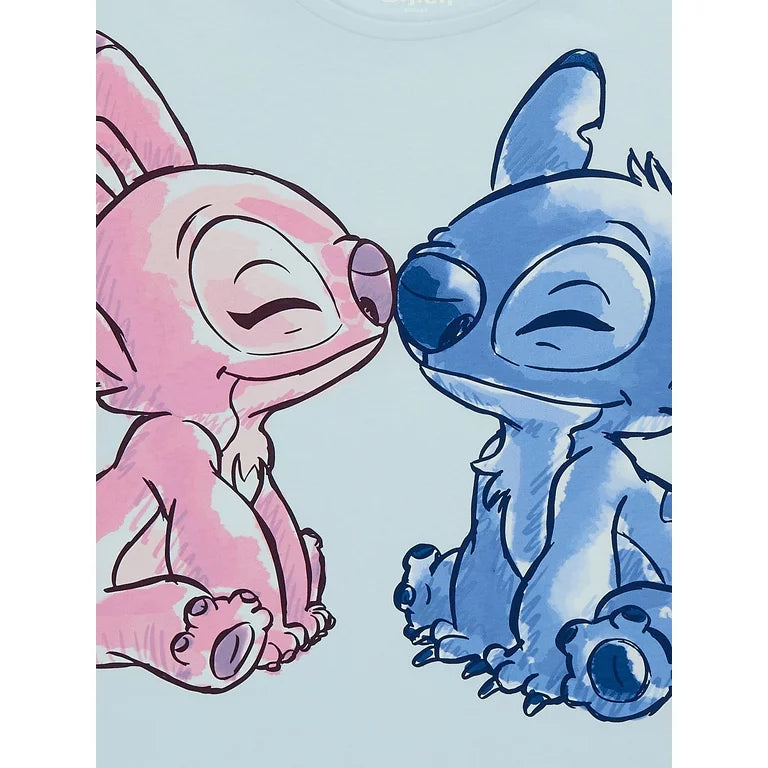 Camiseta Stitch Beso