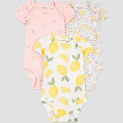 Set de 3 Mamelucos limones