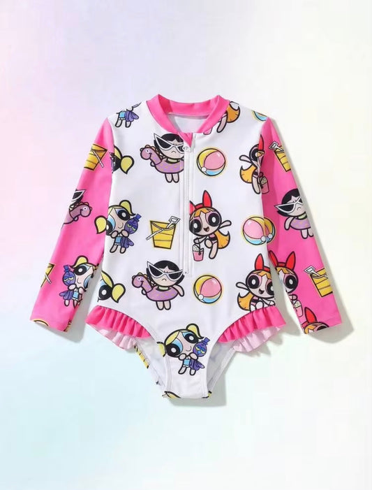 TRAJE DE BAÑO DE LAS CHICAS SUPERPODEROSAS