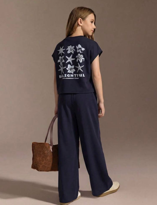 CONJUNTO MANGA CORTA AZUL MARINO