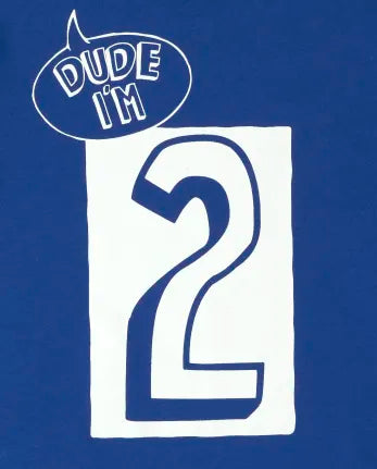 Copia de Camiseta 'Dude I'm 2'