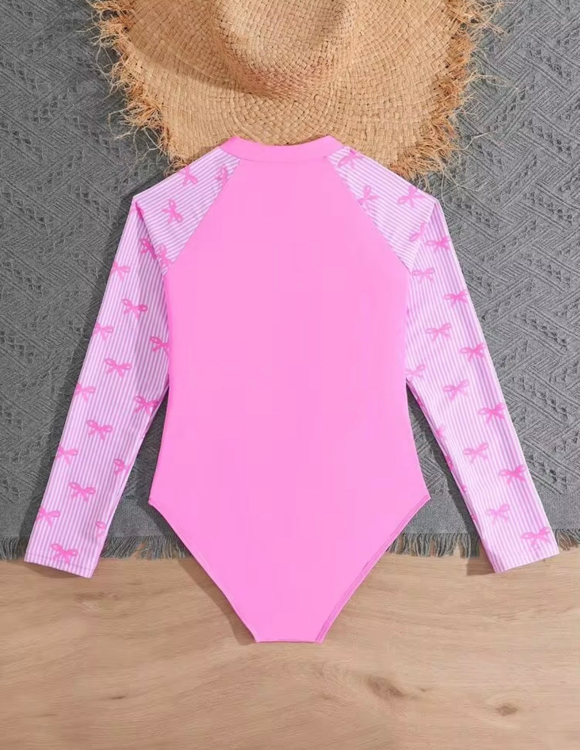 TRAJE DE BAÑO FUCSIA CHONGUITOS