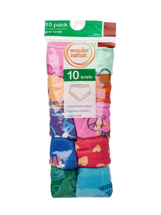 PAQUETE DE 10 PANTIES Wonder Nation