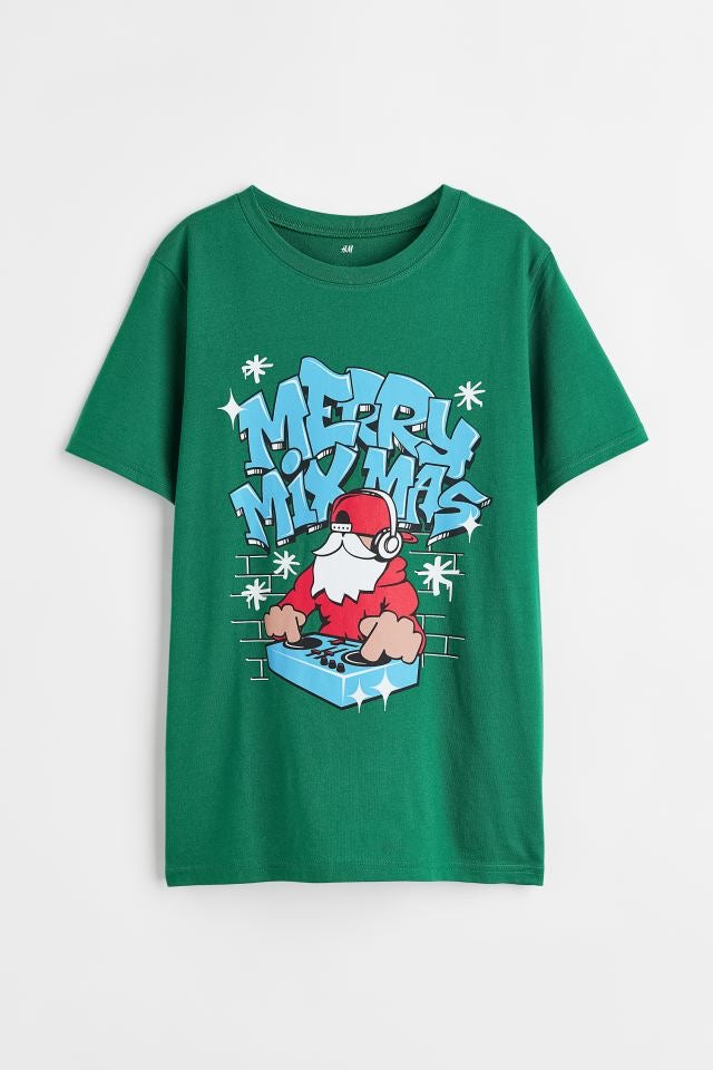 Camisa Merry Mix-Mas H&M