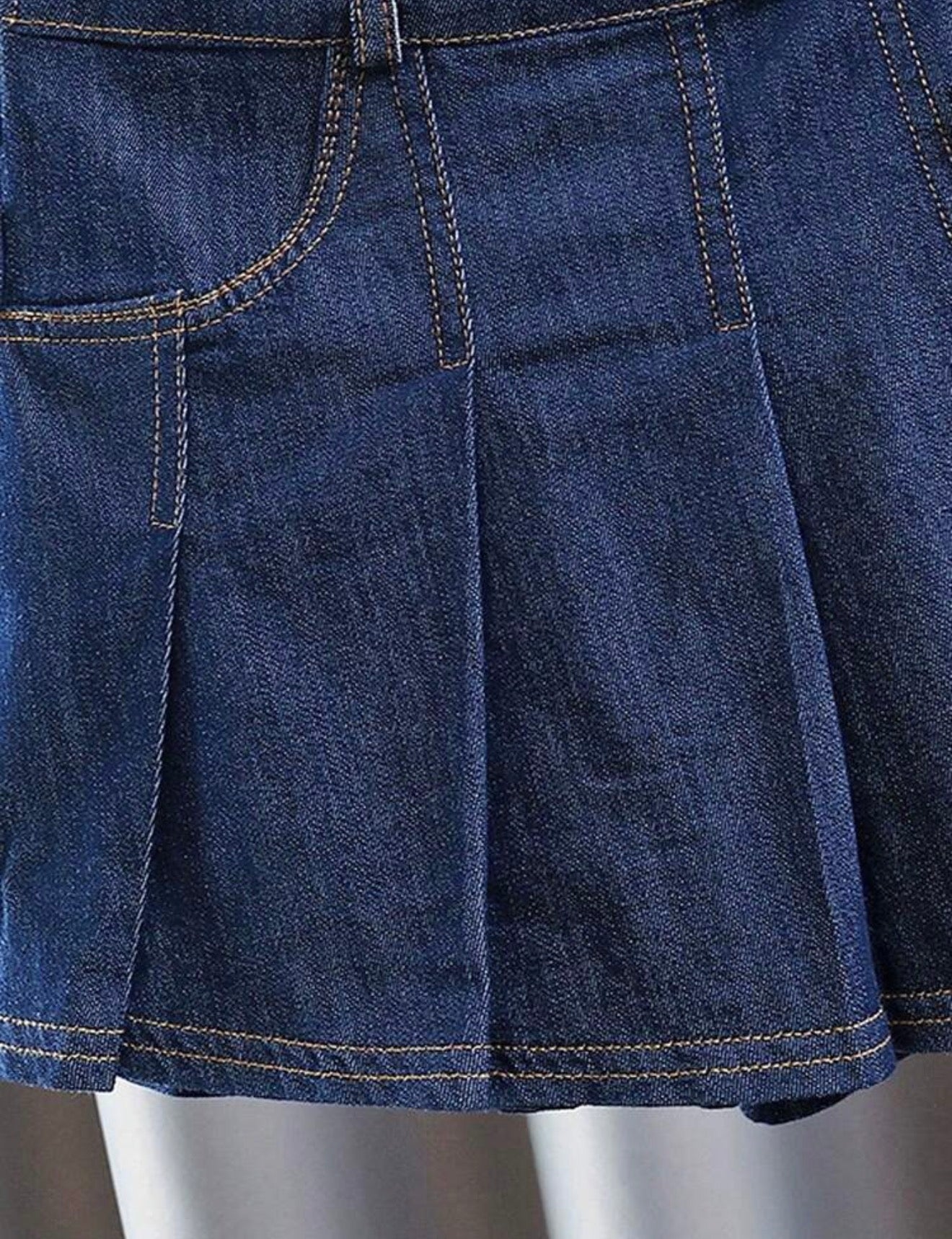 FALDA SHORT DENIM NIÑA GRANDE 7-12