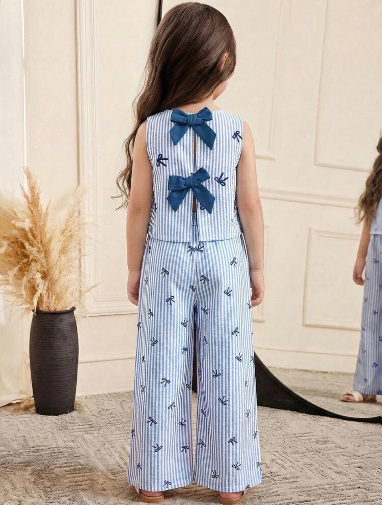 CONJUNTO AZUL RAYADO CHONGUITOS