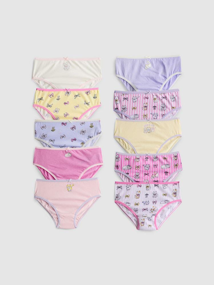 PAQUETE DE 10 PANTIES GATITAS