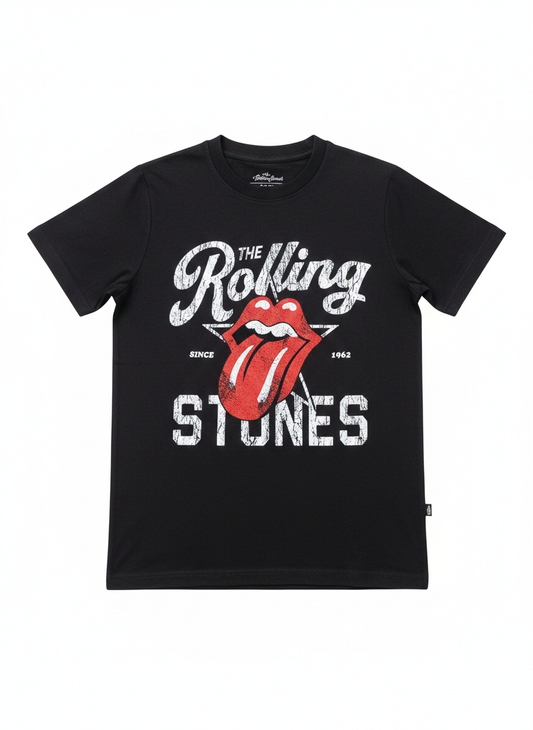CAMISETA NEGRA ROLLING STONES