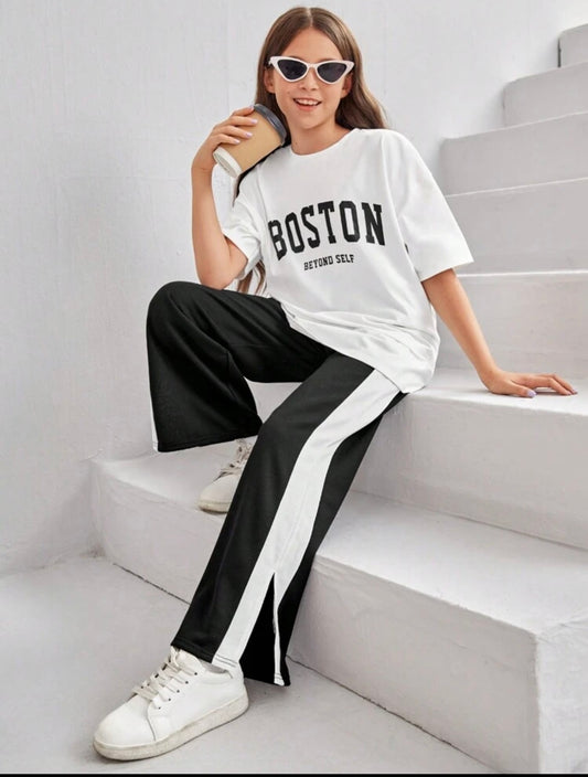 Conjunto buzo y camiseta Boston