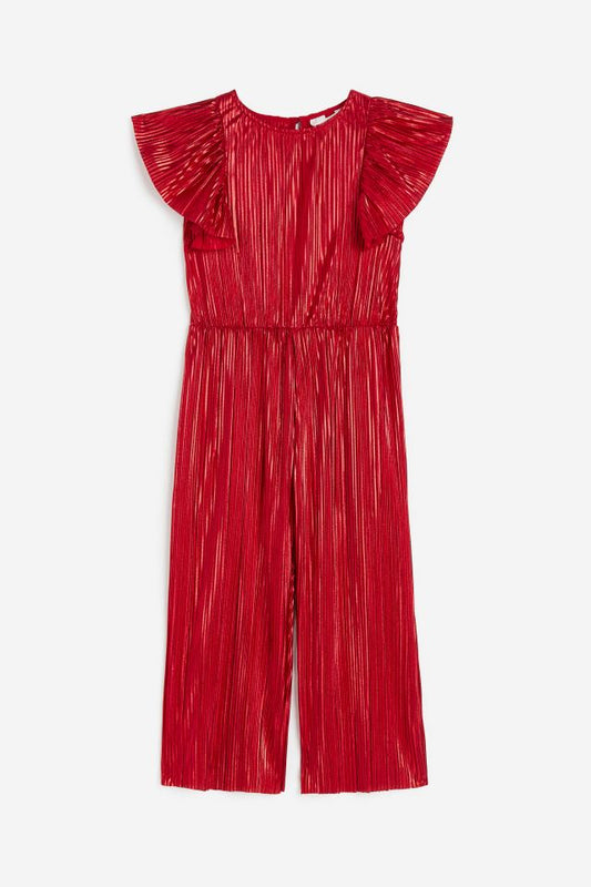 Jumpsuit Rojo Metálico