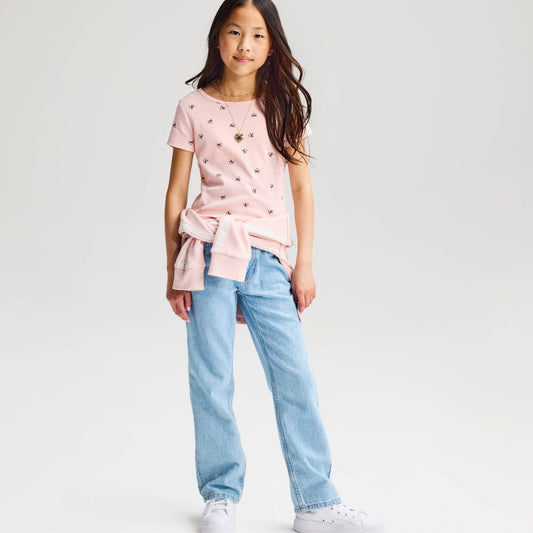 CAMISA ROSA ESTAMPADA CORAZONES Cat & Jack