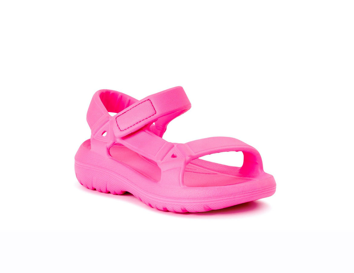 Sandalias Rosado Neon