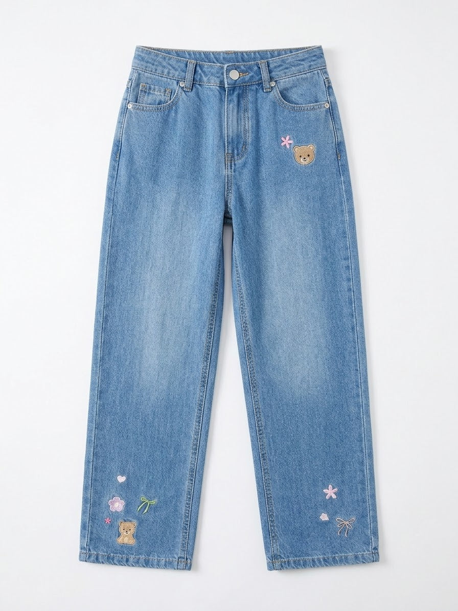 CONJUNTO JEAN ESTAMPADO OSITO