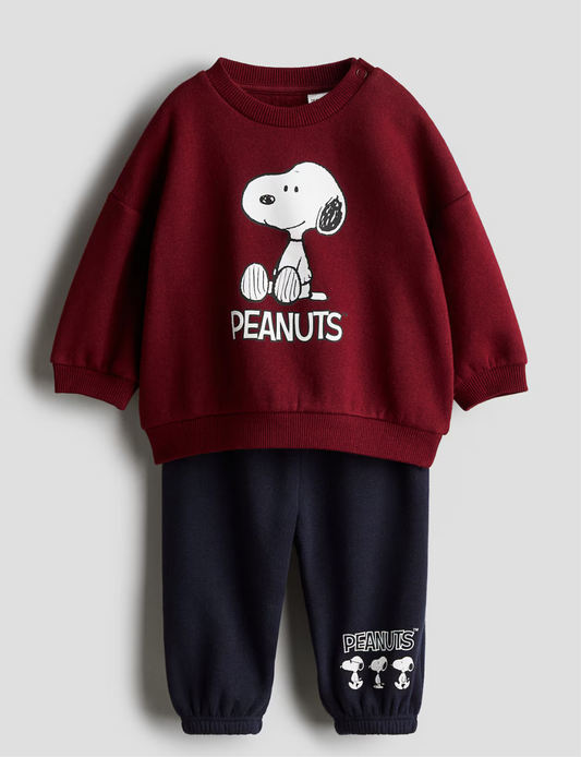 Set Snoopy sudadera y buzo