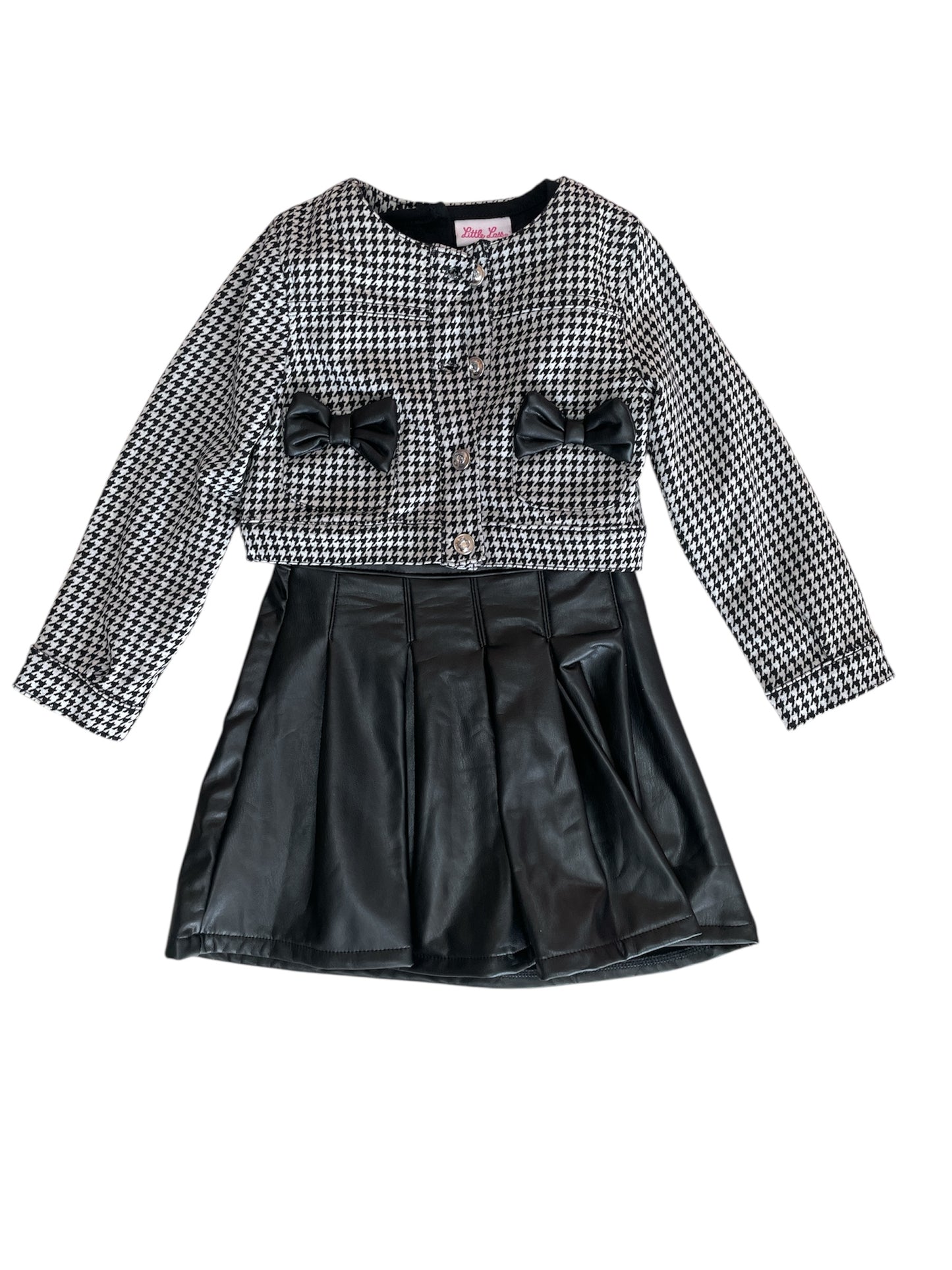 Vestido con chaqueta negro