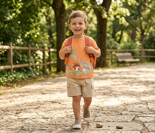SET 3 PIEZAS CON MOCHILA TIGRE