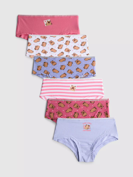 PAQUETE DE 7 PANTIES CAPIBARA