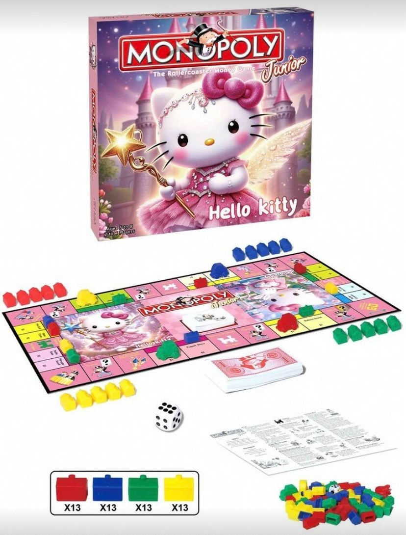 JUGUETE MONOPOLIO HELLO KITTY