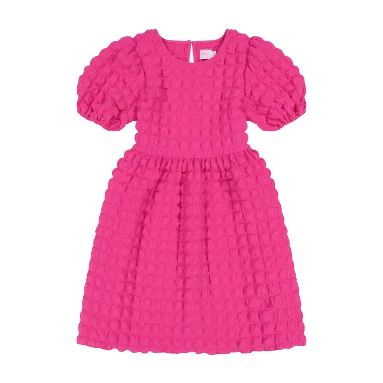 Vestido 'Popcorn' Rosado