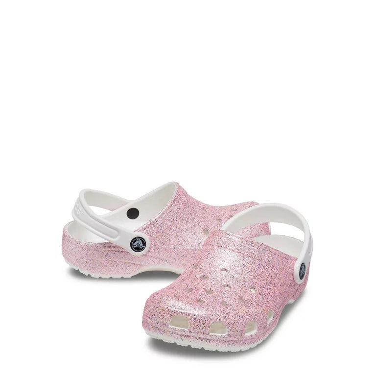 Crocs Escarchados Rosados